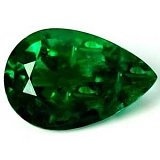 1.05 ct Pear Green Natural Emerald