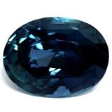 1.57 ct Oval Blue Natural Sapphire