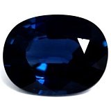 1.66 ct Oval Blue Natural Sapphire