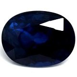 1.63 ct Oval Blue Natural Sapphire