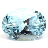 7.73 ct Oval Blue Natural Aquamarine