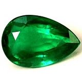 1.01 ct Pear Green Natural Emerald