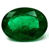 1.15 ct Oval Green Natural Emerald