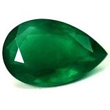 3.75 ct Pear Green Natural Emerald