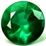 2.62 ct Round Green Natural Emerald