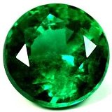 2.47 ct Round Green Natural Emerald