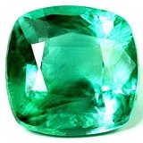 1.78 ct Cushion Green Natural Emerald