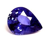 2.12 ct Pear Blue Natural Sapphire