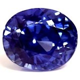 3.45 ct Oval Blue Natural Sapphire