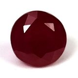 1.02 ct Round Red Natural Ruby
