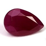 1.59 ct Pear Red Natural Ruby