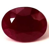 3.73 ct Oval Red Natural Ruby