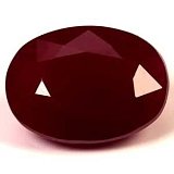 3.41 ct Oval Red Natural Ruby