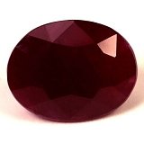 9.69 ct Oval Red Natural Ruby