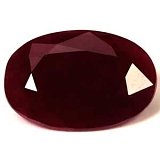 11.15 ct Oval Red Natural Ruby