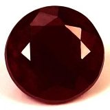 1.32 ct Round Red Natural Ruby