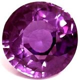 2.15 ct Round Purple Natural Sapphire