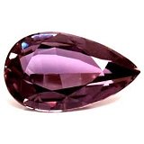 3.21 ct Pear Purple Natural Sapphire