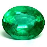 2.60 ct Oval Green Natural Emerald