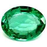 1.29 ct Oval Green Natural Emerald