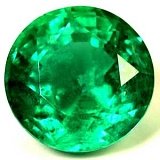 2.24 ct Round Green Natural Emerald