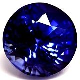 4.26 ct Round Blue Natural Sapphire