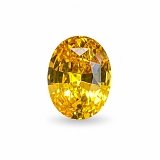 2.08 ct Oval Yellow Natural Sapphire