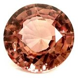 0.65 ct Round Pink Natural Sapphire
