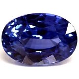 2.10 ct Oval Blue Natural Sapphire