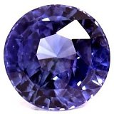 1.59 ct Round Blue Natural Sapphire
