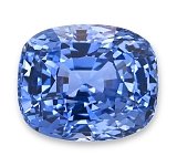 4.09 ct Cushion Blue Natural Sapphire
