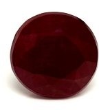 2.01 ct Round Red Natural Ruby