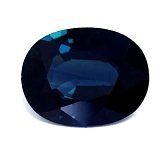 1.50 ct Oval Blue Natural Sapphire
