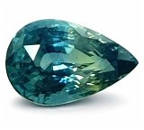 5.00 ct Pear Green Natural Sapphire