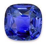3.42 ct Cushion Blue Natural Sapphire