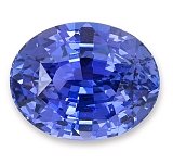 3.08 ct Oval Blue Natural Sapphire