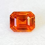 5.08 ct Emerald Orange Natural Sapphire