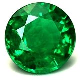 2.57 ct Round Green Natural Emerald