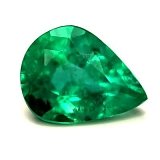 1.17 ct Pear Green Natural Emerald