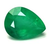 1.76 ct Pear Green Natural Emerald