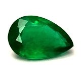 1.21 ct Pear Green Natural Emerald