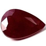 1.29 ct Pear Red Natural Ruby