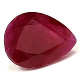1.70 ct Pear Red Natural Ruby