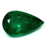 1.25 ct Pear Green Natural Emerald