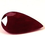 5.23 ct Pear Red Natural Ruby