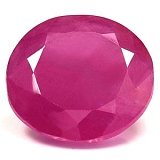 6.75 ct Oval Red Natural Ruby