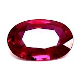 0.38 ct Oval Red Natural Ruby