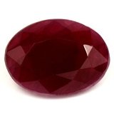 1.70 ct Oval Red Natural Ruby