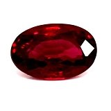 0.49 ct Oval Red Natural Ruby