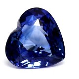1.56 ct Heart Blue Natural Sapphire